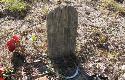 Wooden Grave Marker
