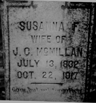 Susanna Folk McMillan Grave