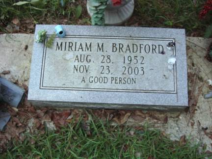 Miriam Bradford