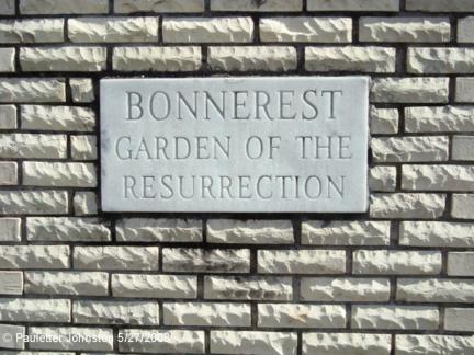 Bonnerest Cemetery Marker