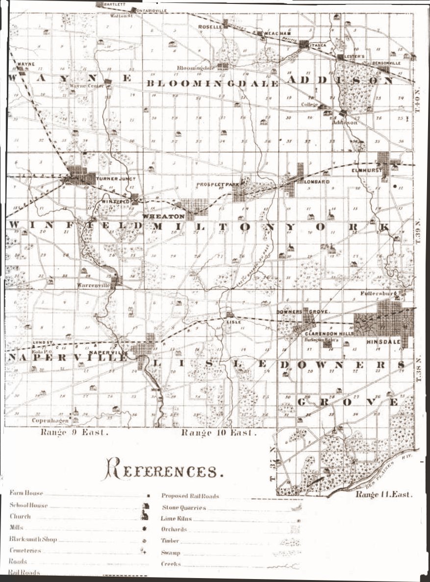 DuPage County Map 1874
