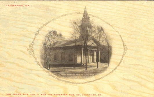 LaGrange Presybterian Church 1907 Postcard