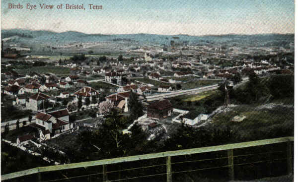 Birds Eye View Bristol Tennessee 1910
