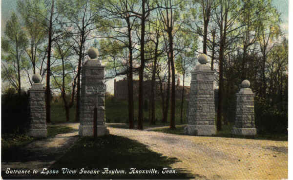 Insane Asylum Knoxville Tn Vintage Postcard