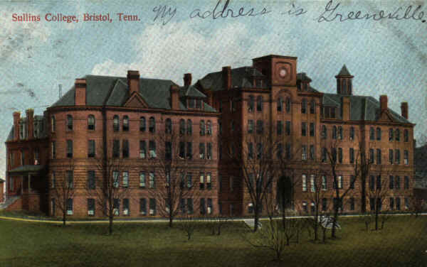 Sullins College Bristol TN vintage postcard