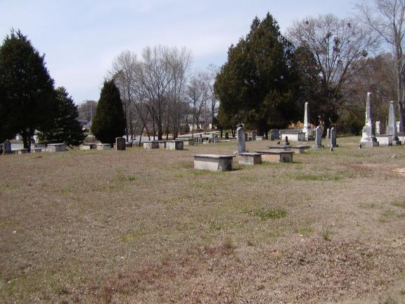 View of Lawrenceville GA Cemetery
