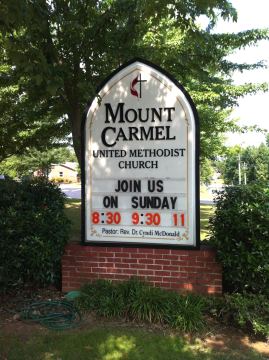 Mount Carmel Sign