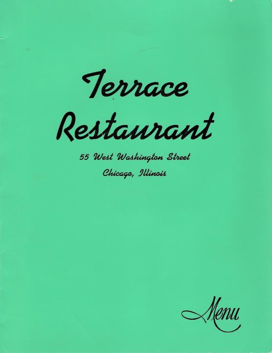 Terrace Restaurant Menu