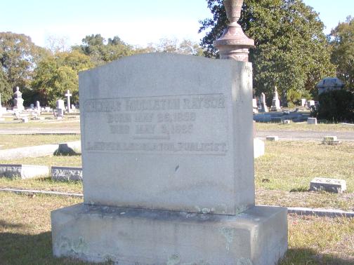 Thomas Middleton Raysor Grave