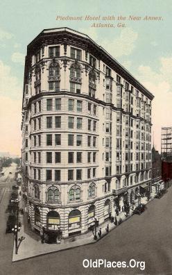Piedmont Hotel in Atlanta 1913