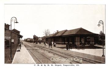 Naperville Depot C.B. & Q Railroad